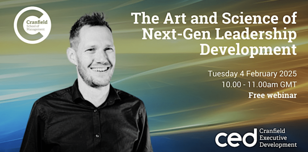 The art and science of next-gen leadership development